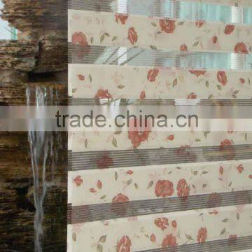 printed zebra roller shade fabric