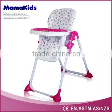 2016 Wholesale Comfortable And Safe Plastic High Chair Baby Feeding Chair