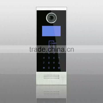 6 wire apartment & house 7inch video IC/ID unclooking access intercom system