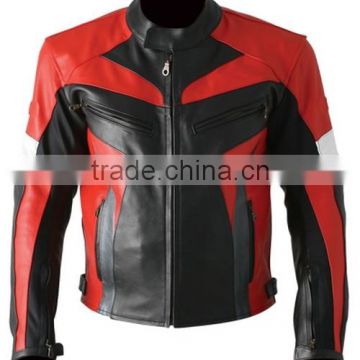 Motorcycle Leather Jacket, Motorcycle Racing Jacket, Red Motorcycle Leather Jacket, Motorbike Jacket