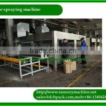 Pu leather spraying machine supplier