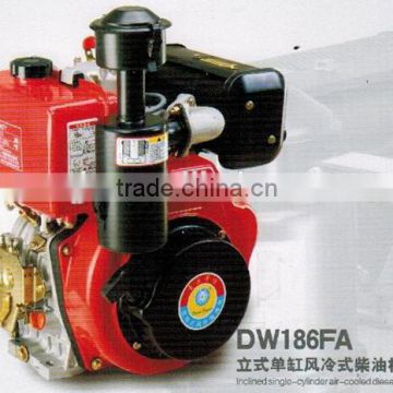 single cylinder air cooled disel horizontal engine 186F