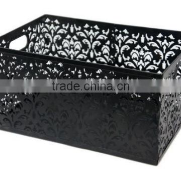 Store More Metal Punched Storage Baskets for Toys