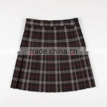 China Supplier kids school uniforms nice school uniform patterns pleated school skirts