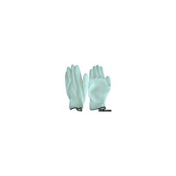 Sell 13g White Nylon Glove Coated with White PU
