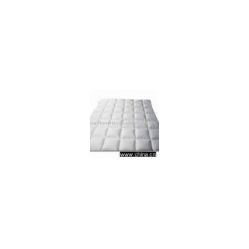 Mattress Topper Filled with White Duck/Goose Feather