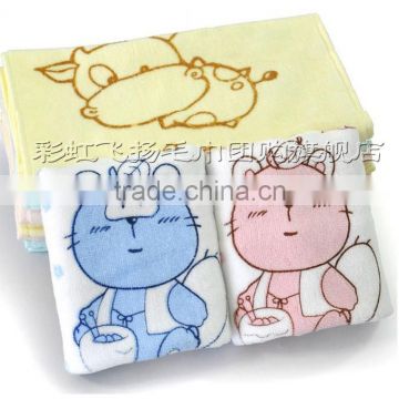 Customized 100% cotton children hand/face towel wholesale