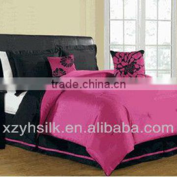 100% polyester dyed bedding set 70-95 GSQM