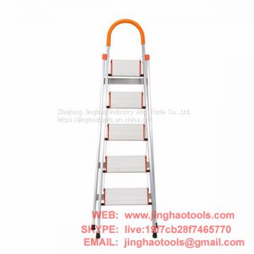 5 Step Aluminum Ladder Folding Platform Stool