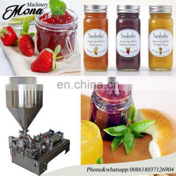 Bigger rotary valve salad jam filling machine