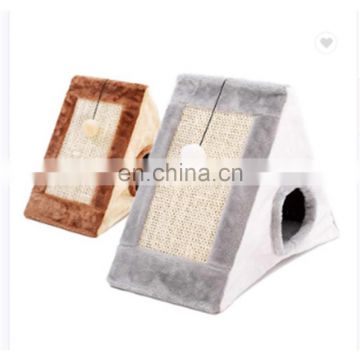 Hot Sale Eco Friendly Multi-functional House Fleece Bedding Products  Pet Bed Cat Nest