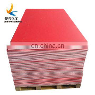 Abrasion resisting polyethylene hdpe two colored plastic sheet / panel