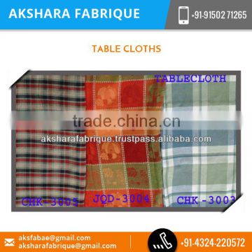 Fancy and Simple Design Most Popular Cotton Table Cloth