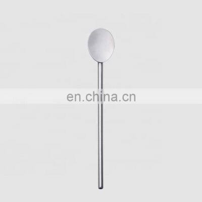 Factory Direct customable logo metal silver stainless steel swizzle mixing barware cocktail stirrer