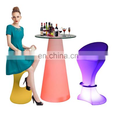 smart coffee table /Waterproof outdoor party/event illuminated holiday lighting chair furniture bar counter chairs