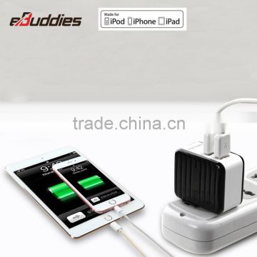 MFi certified travel charger for iPhone 6 with MFi cable
