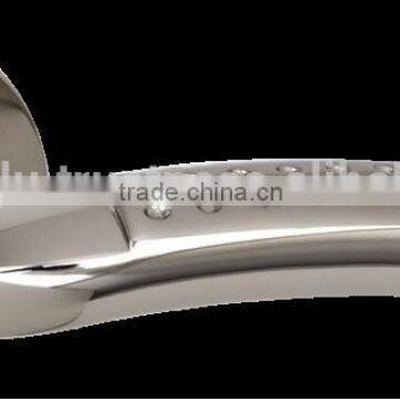 zinc alloy door hardware handle on rose 718 202