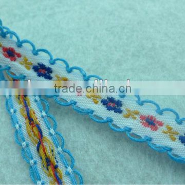 EMBROIDERY TAPE JACQUARD TRIMMING LACE 10MM WIDTH FOR SEW ON CLOTHING OR CLOTHING NOTION ITEMS DECORATION