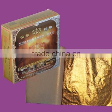 2016 year factory price free artwork design archaize gold leaf for furniture decoration