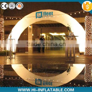 2015 hot colorful inflatable arch with led light and inflatable entrance arch