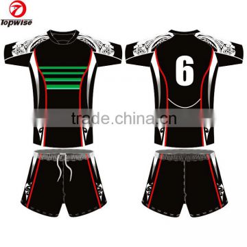 High quality sublimation club Sportswear custom cheap rugby jersey / rugby uniform / rugby wear
