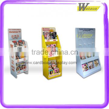 library and school cardboard display stand for magazine