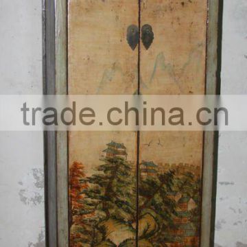 Reproduction Antique Hand Painting Chinese wedding cabinet