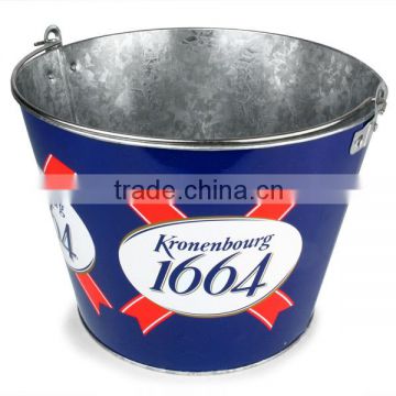 advertising metal cooler cubitera tin ice bucket