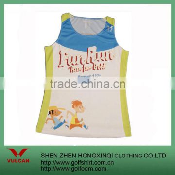 Full Sublimation printing tank tops for women
