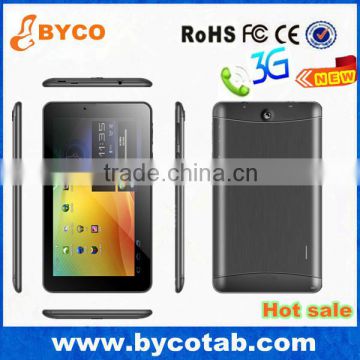 Hot sale 3G GSM WIFI MTK Android 7 inch mediatek tablet pc