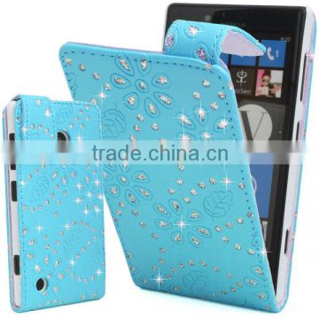 PU Leather Bling Phone Case For Nokia Lumia 920,For Lumia 720 Case,Case For Lumia 720