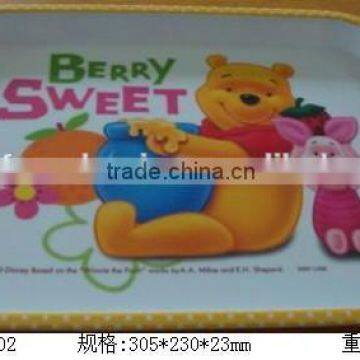 Cereal melamine tray