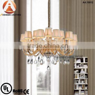18 Light Crystal Chandelier in China with Clear Crystal