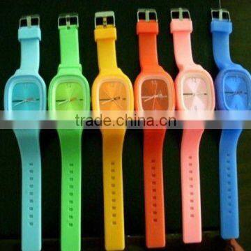 Healthy life waterproof silicone ss com jelly watch promotional gifts