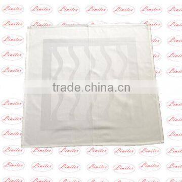 Cotton jacquard or plain airplane airline table cloth table napkin table mat placemat dining cushion with logo