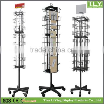 SSW-CM-101 Rotatable Photo Display Racks with Casters