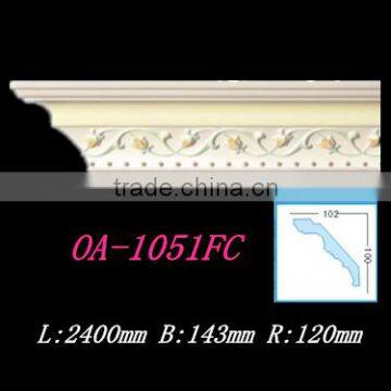 Good Quality European-style Decorative PU Cornice Mouldings