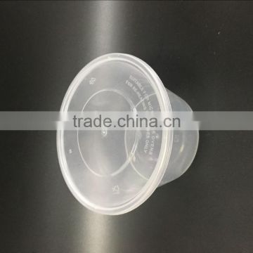 Food grade disposalbe pp material plastic bowl