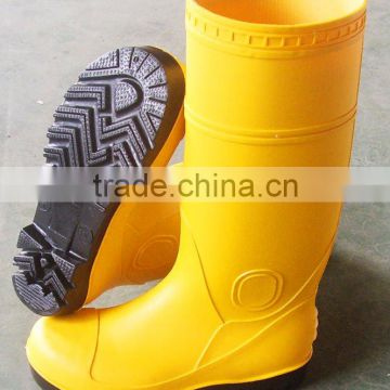 PVC safety shoes with steel toe