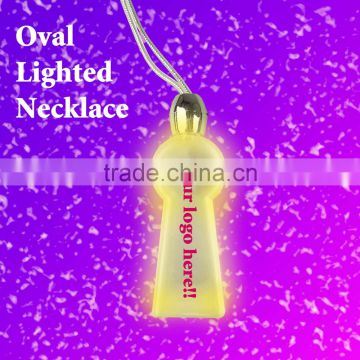 Keyhole Shape Lighted Necklace