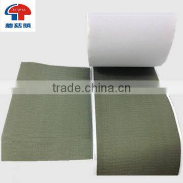 Adhesive hook and loop tape,any customized shape sticky hook&loop tape with glue