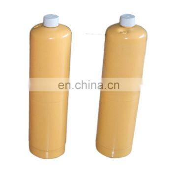 Yellow Mapp Gas Cylinder For Welding Gun Hand Torch Mapp Gas