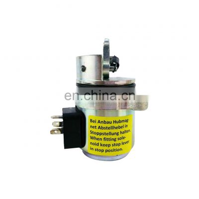 0427-2733 Excavator solenoid valve for electric parts  fuel Shut Off /stop Solenoid valve