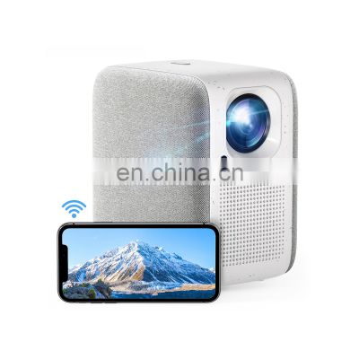 Portable HAKOMINI PL4 2.4G/5G Smart WIFI  1080P LCD Projector TV Home Theater Android 400 ANSI Lumens