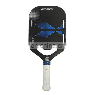 16mm Thickness 3K Carbon Visible Professional China Factory Rough Textured Skin Thermoform Pickleball Paddle