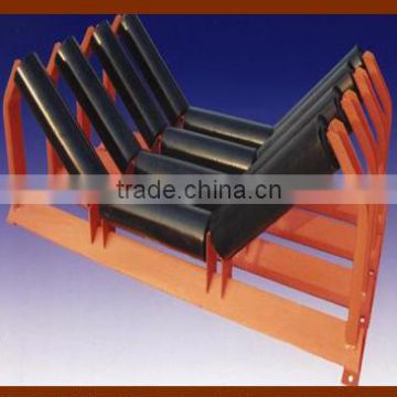 Troughing carrier roller idler system for coal mining