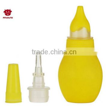 2014 Newest Soft Baby Products BPA Free Silicone Vacuum Baby Nasal Aspirator