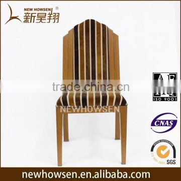 Outdoor indoor imitated wooden chair top quality high back