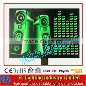 el panel with 2AA battery inverter sound active