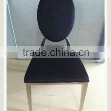 China Black Aluminium Chair for Restaurant
